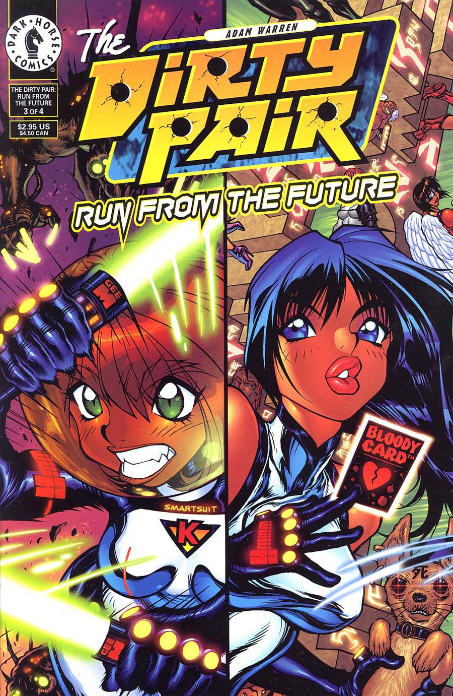 Dirty Pair Run From The Future (Manga) #3 Cover B Guy Major