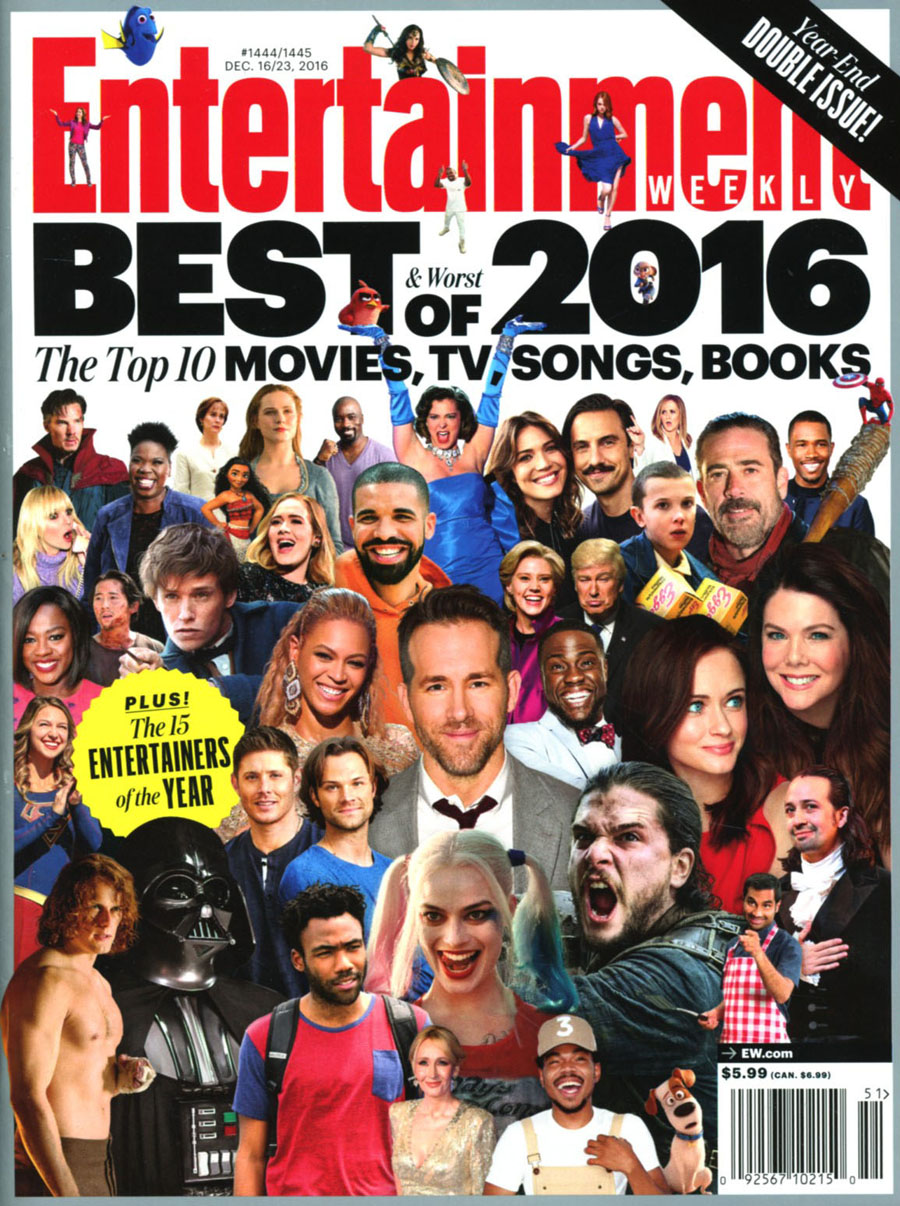 Entertainment Weekly #1444 / 1445 December 16 / 23 2016 Best Of 2016 Special
