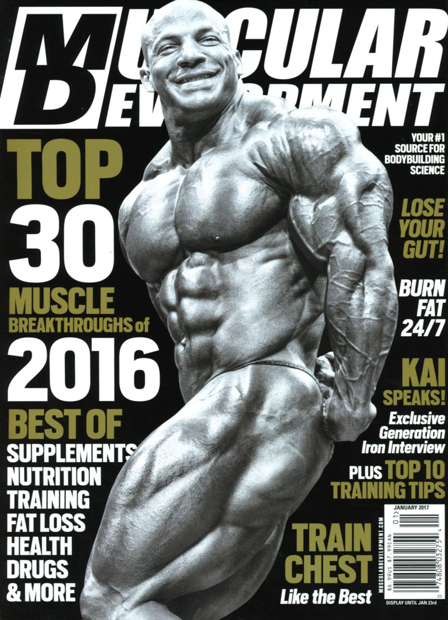 Muscular Development Magazine Vol 54 #1 January 2017