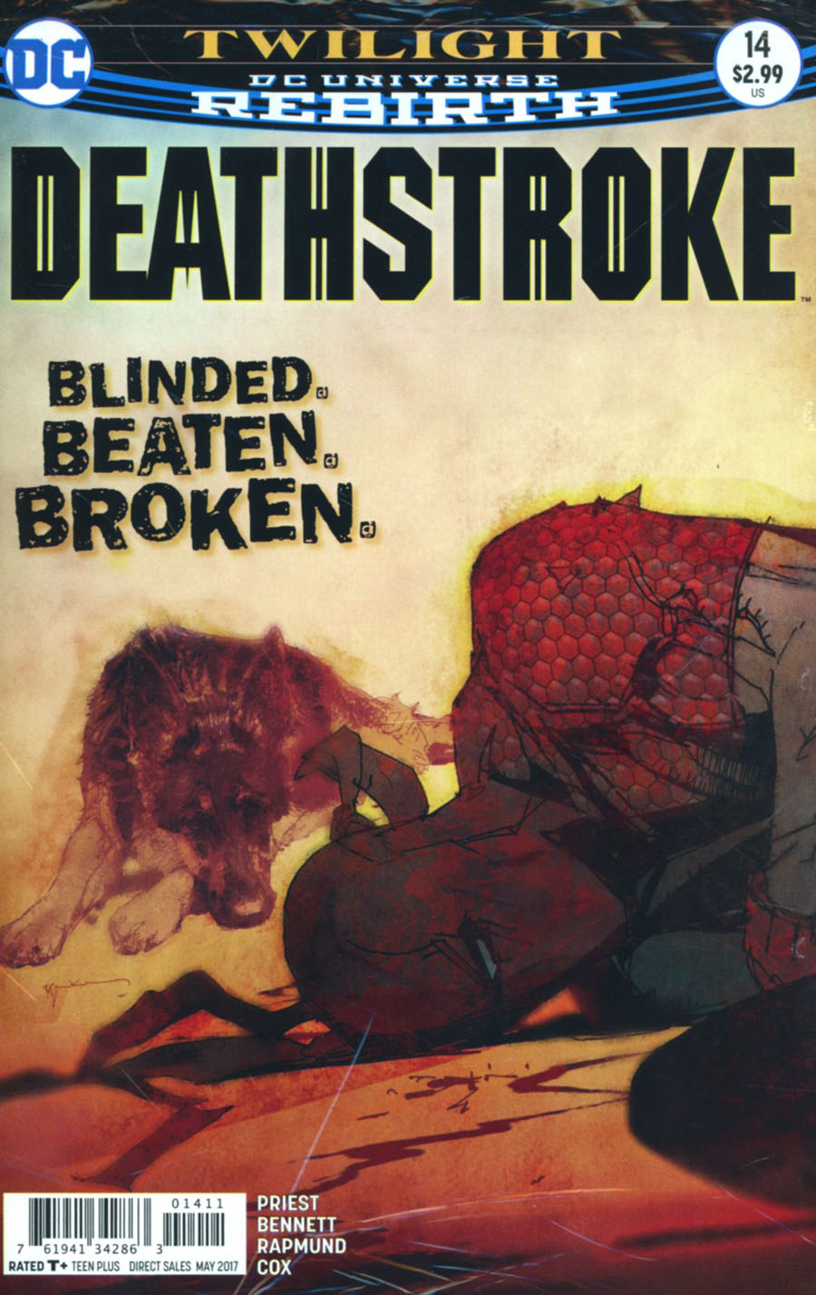 Deathstroke Vol 4 #14 Cover A Regular Bill Sienkiewicz Cover With Polybag