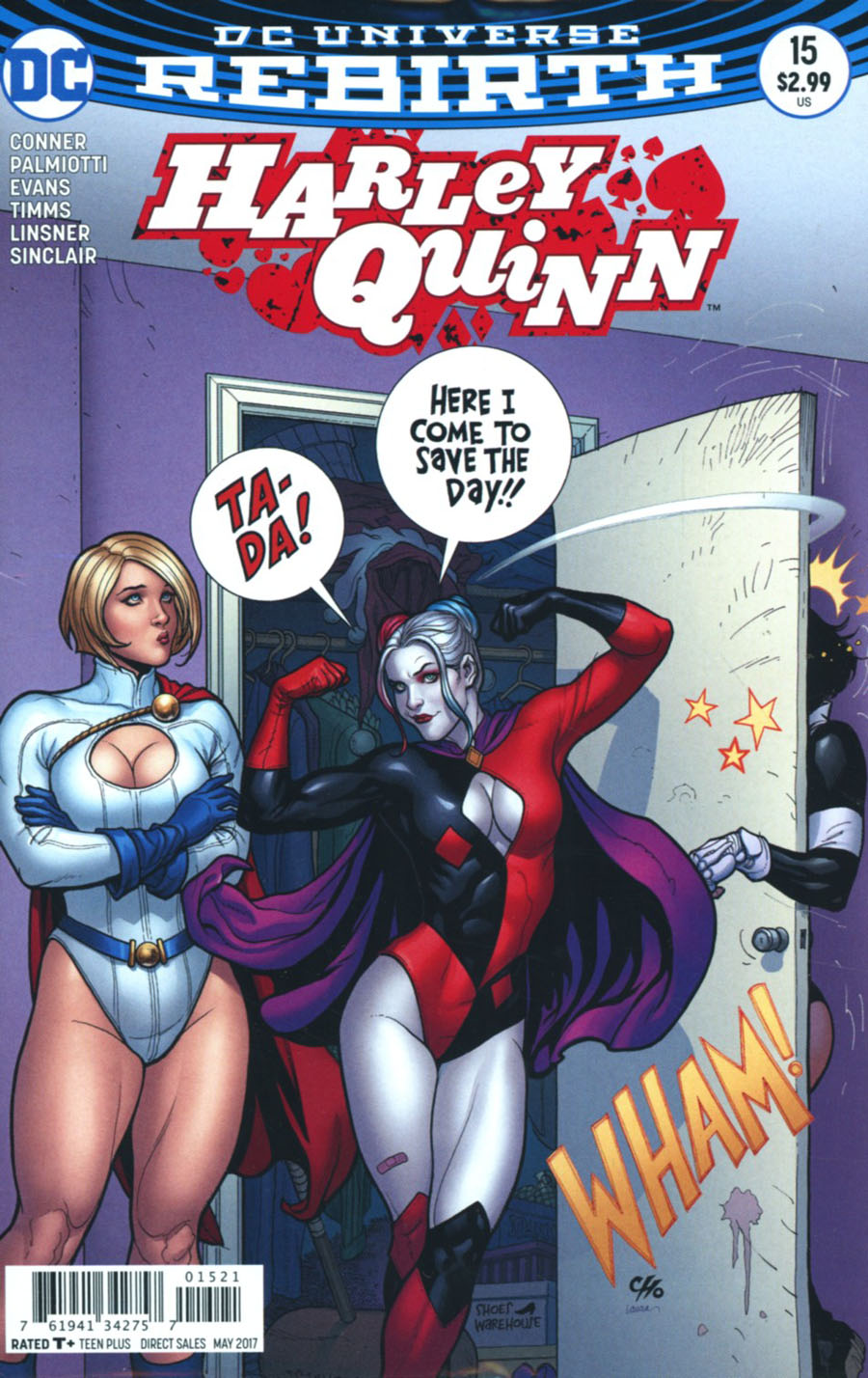 Harley Quinn Vol 3 #15 Cover B Variant Frank Cho Cover With Polybag