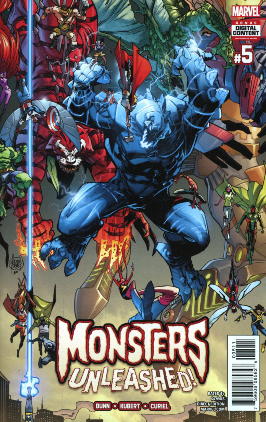 Monsters Unleashed #5 Cover A Regular Adam Kubert Cover