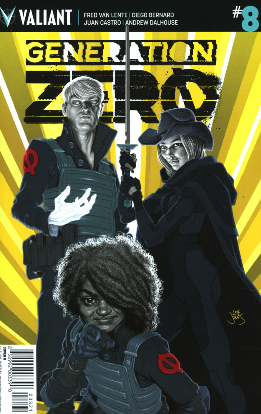 Generation Zero #8 Cover B Variant Leif Jones Cover