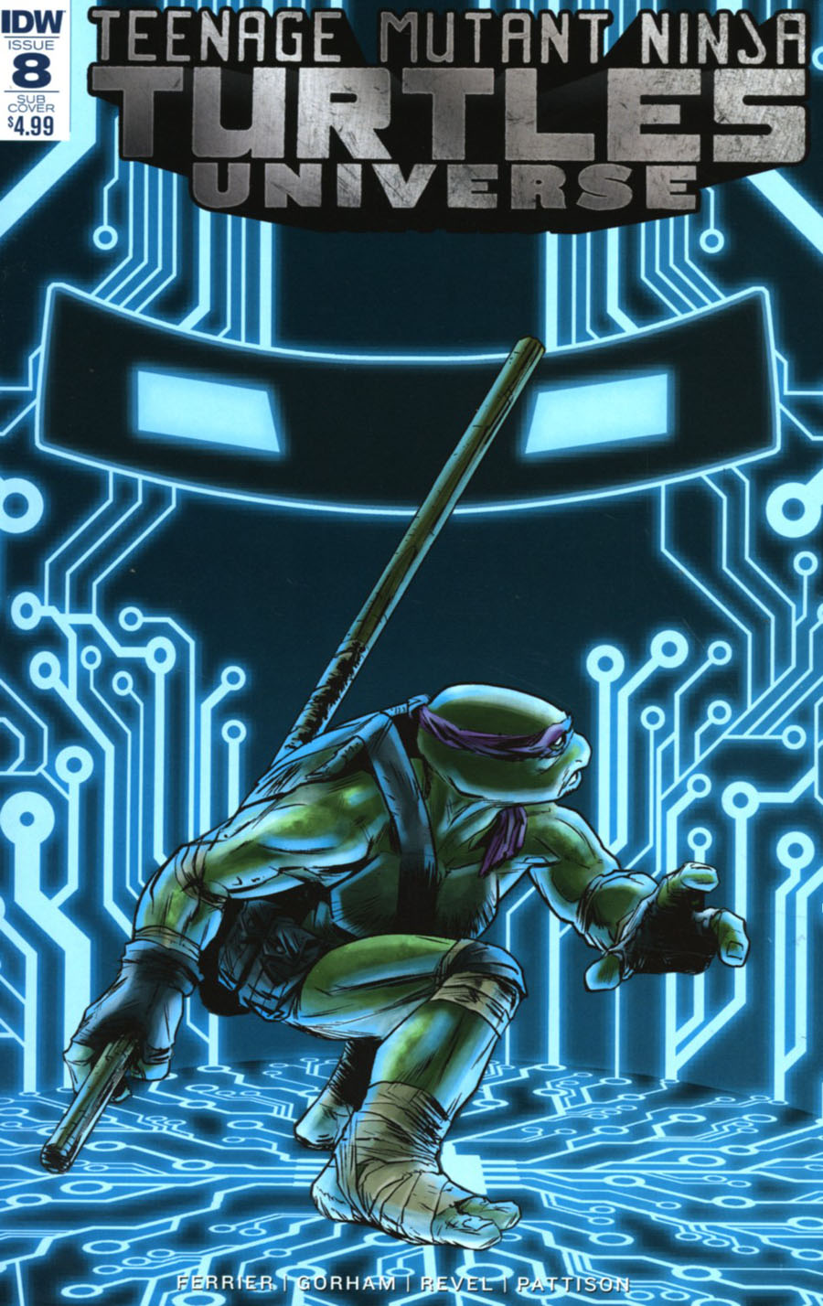 Teenage Mutant Ninja Turtles Universe #8 Cover B Variant Adam Gorham Subscription Cover