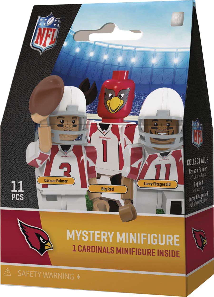 OYO NFL Arizona Cardinals Blind Mystery Box 24-Piece Display