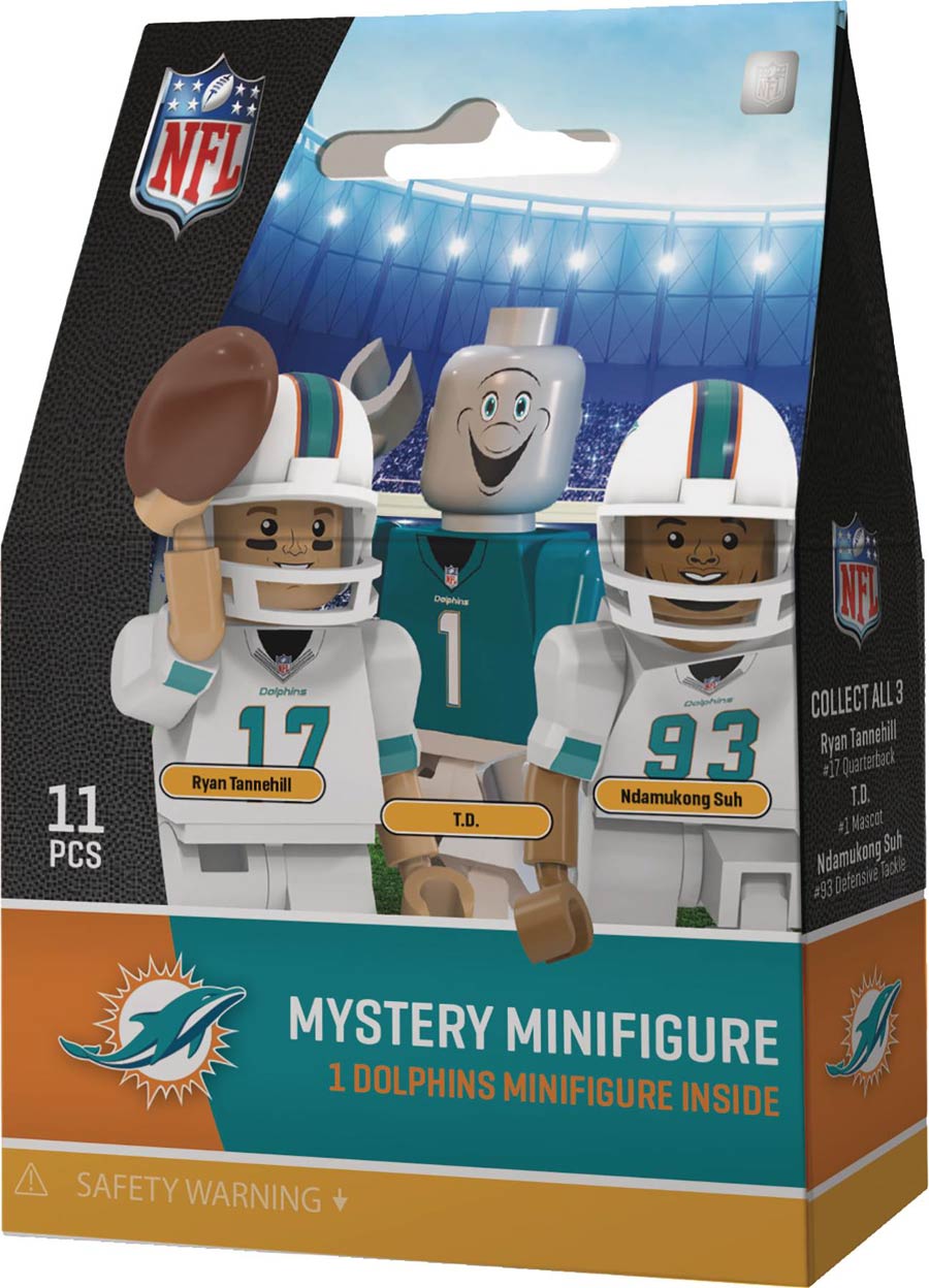 OYO NFL Miami Dolphins Blind Mystery Box 24-Piece Display