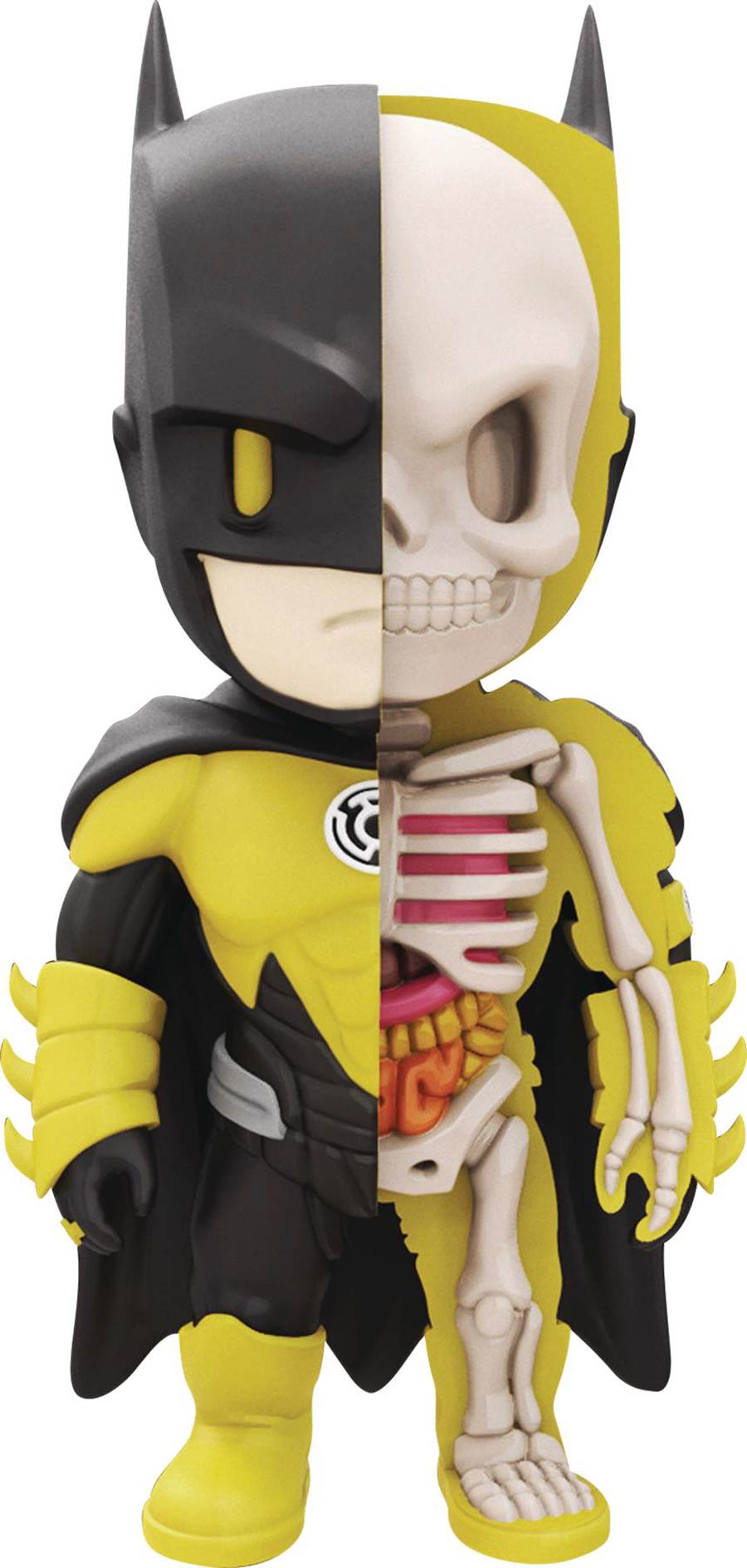 XXRay + DC Comics 4-Inch Vinyl Figure - Yellow Lantern Batman