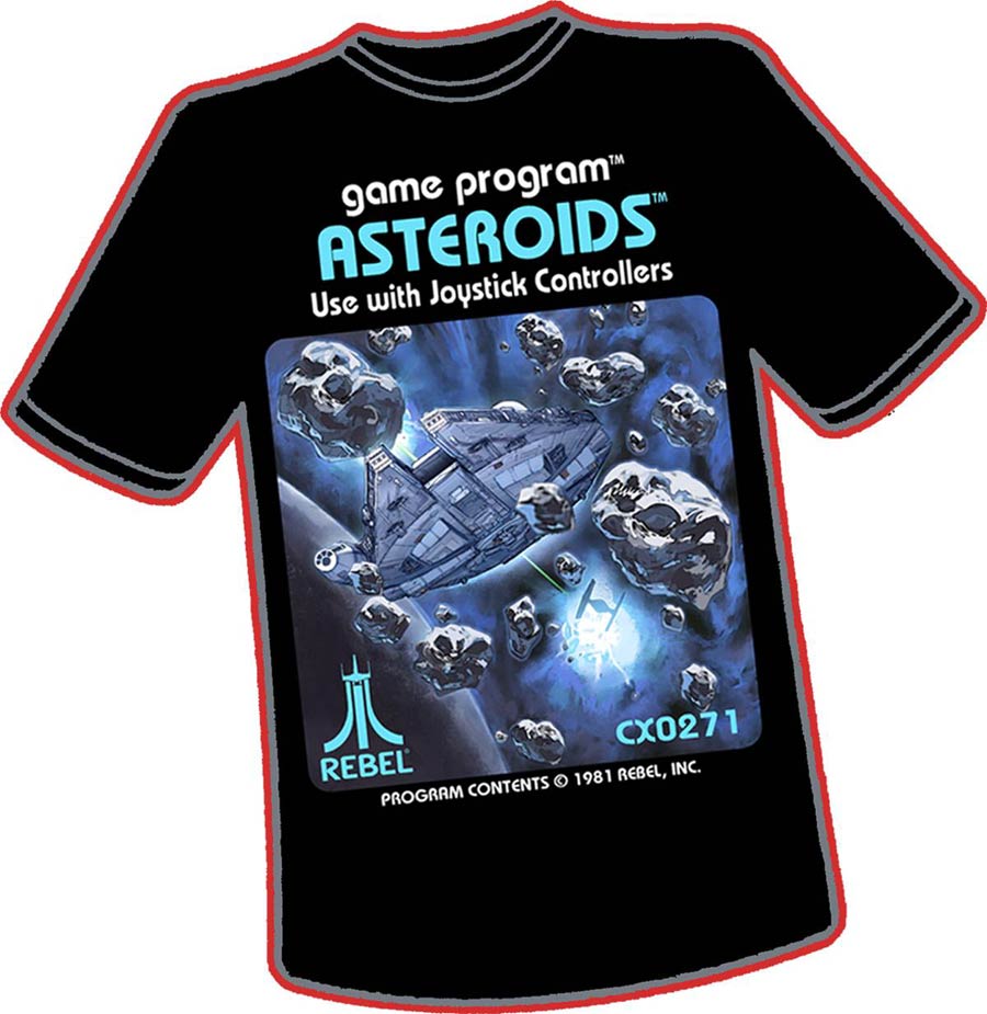 Millenium Asteroids T-Shirt Large