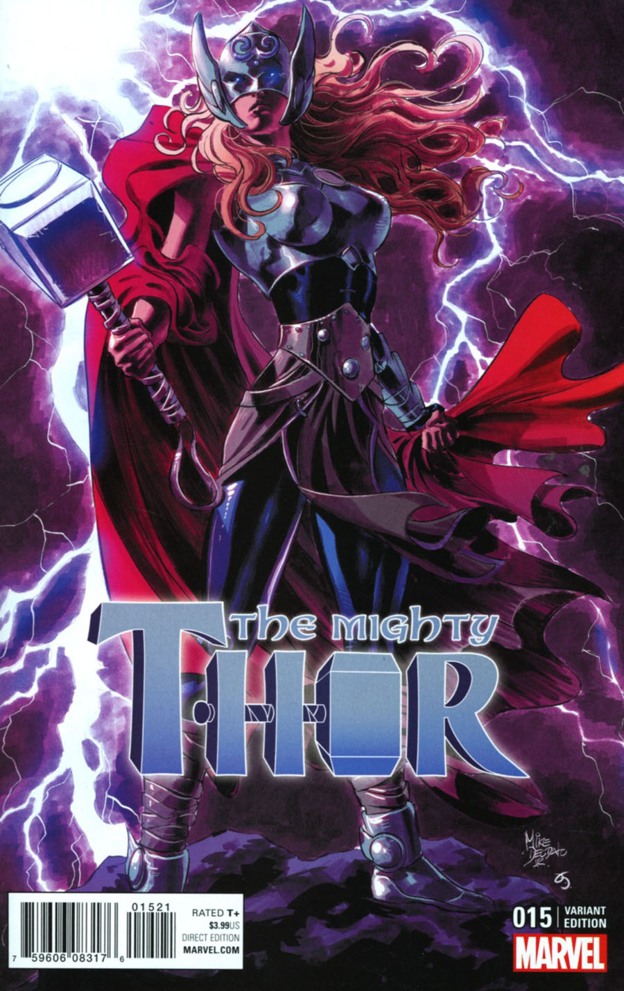 Mighty Thor Vol 2 #15 Cover C Incentive Mike Deodato Jr Teaser Variant Cover (Marvel Now Tie-In)