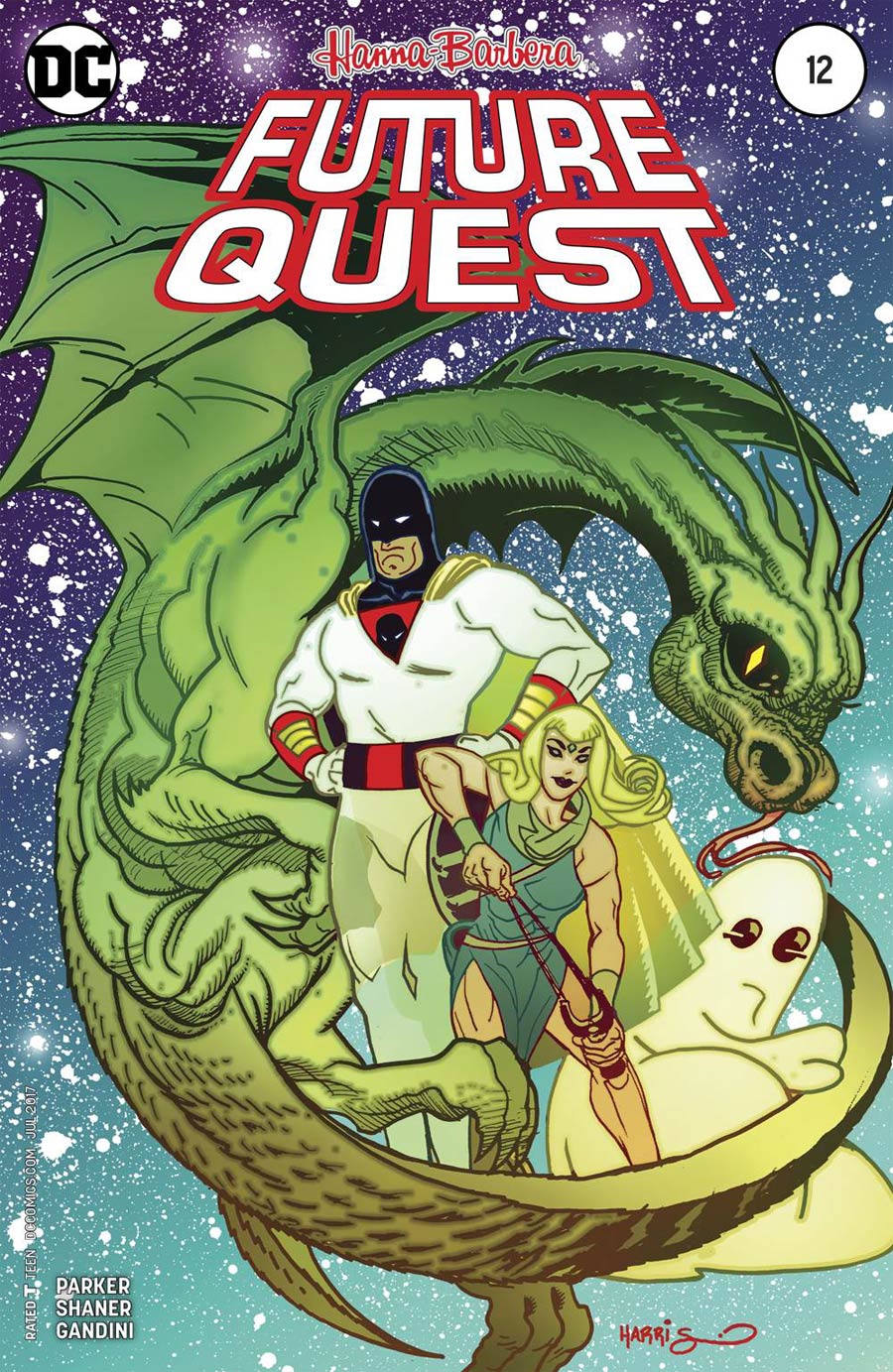 Future Quest #12 Cover B Variant Tony Harris Cover