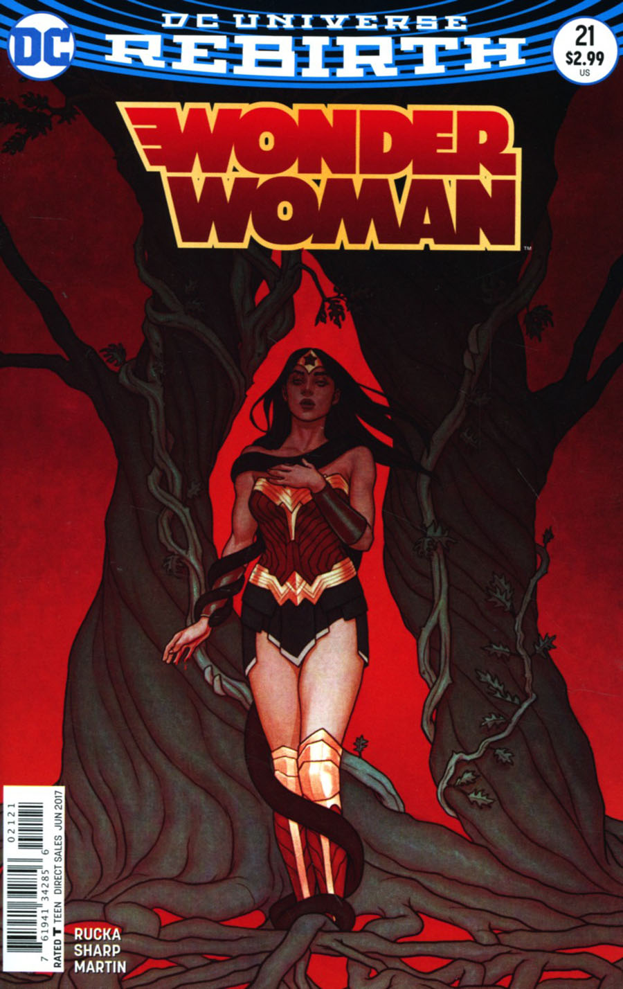 Wonder Woman Vol 5 #21 Cover B Variant Jenny Frison Cover