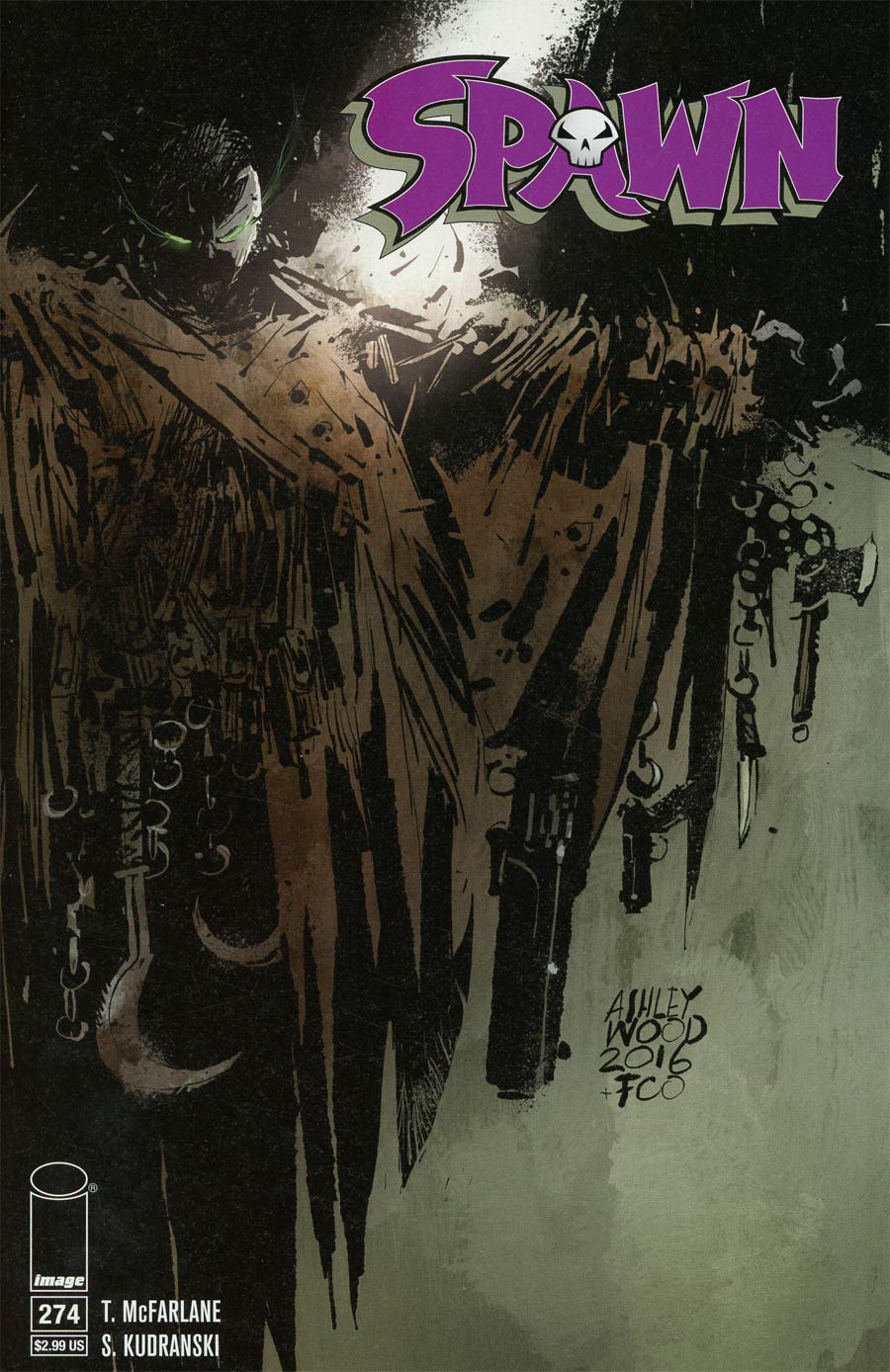 Spawn #274 Cover A Ashley Wood Color