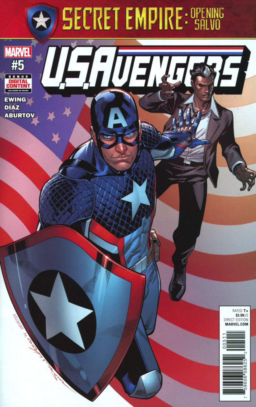 U.S.Avengers #5 Cover A Regular Paco Medina Cover (Secret Empire Prelude)