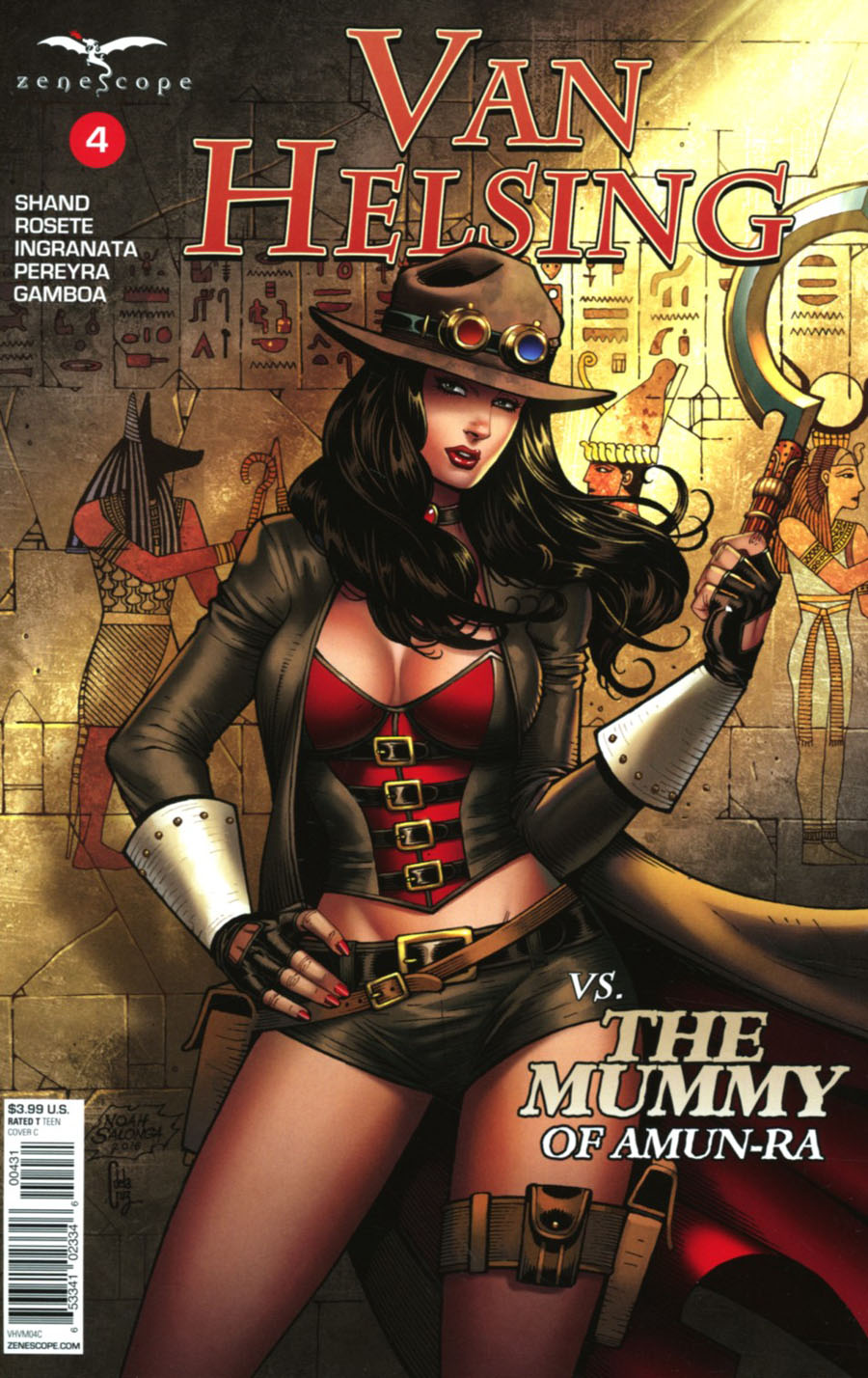 Grimm Fairy Tales Presents Van Helsing vs The Mummy Of Amun-Ra #4 Cover C Noah Salonga