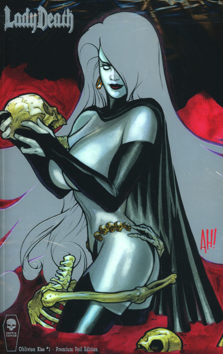 Lady Death Oblivion Kiss #1 Cover C Variant Adam Hughes Foil Premium Cover