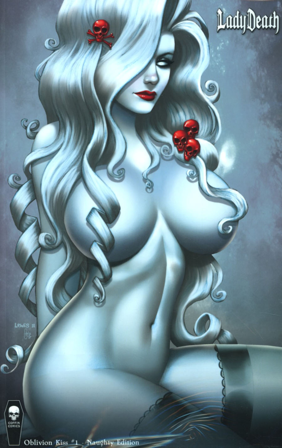 Lady Death Oblivion Kiss #1 Cover D Variant Scott Lewis Naughty Cover