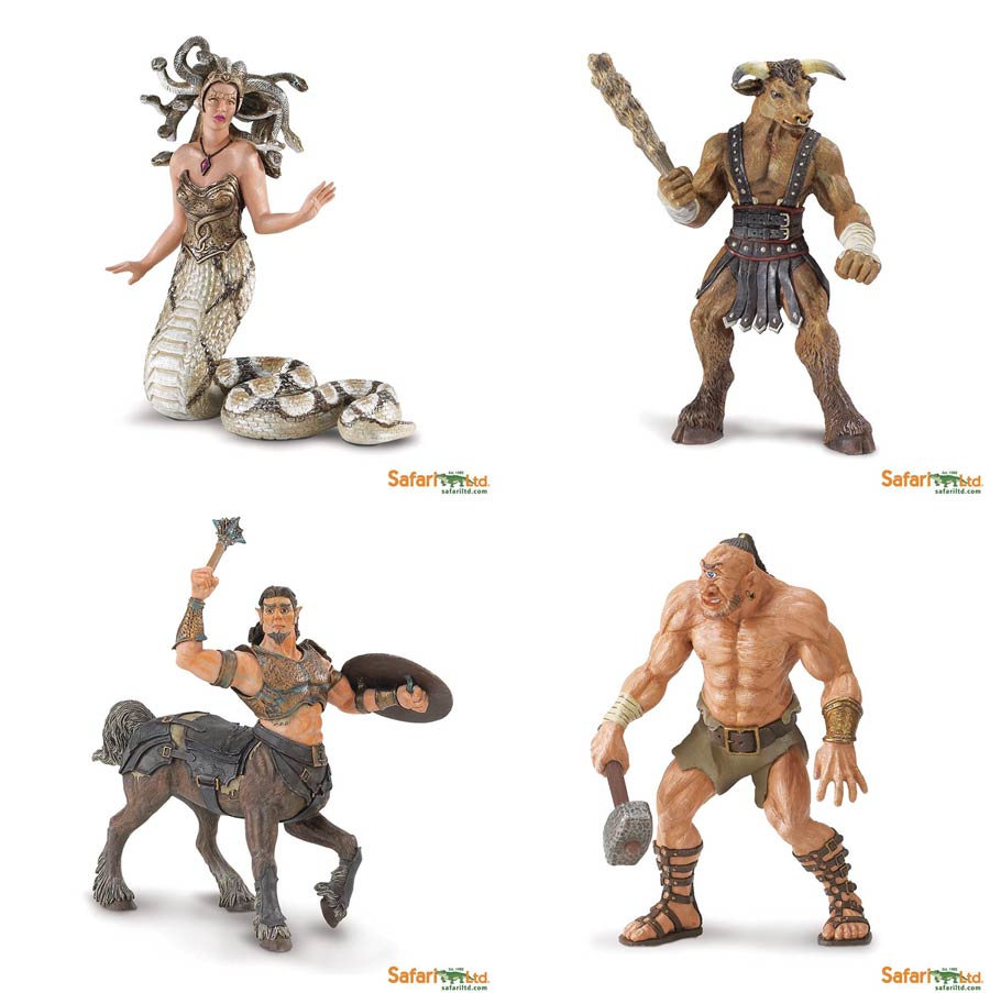 Safari Fantasy Dragon Figurine Series I 4-Piece Assortment Case