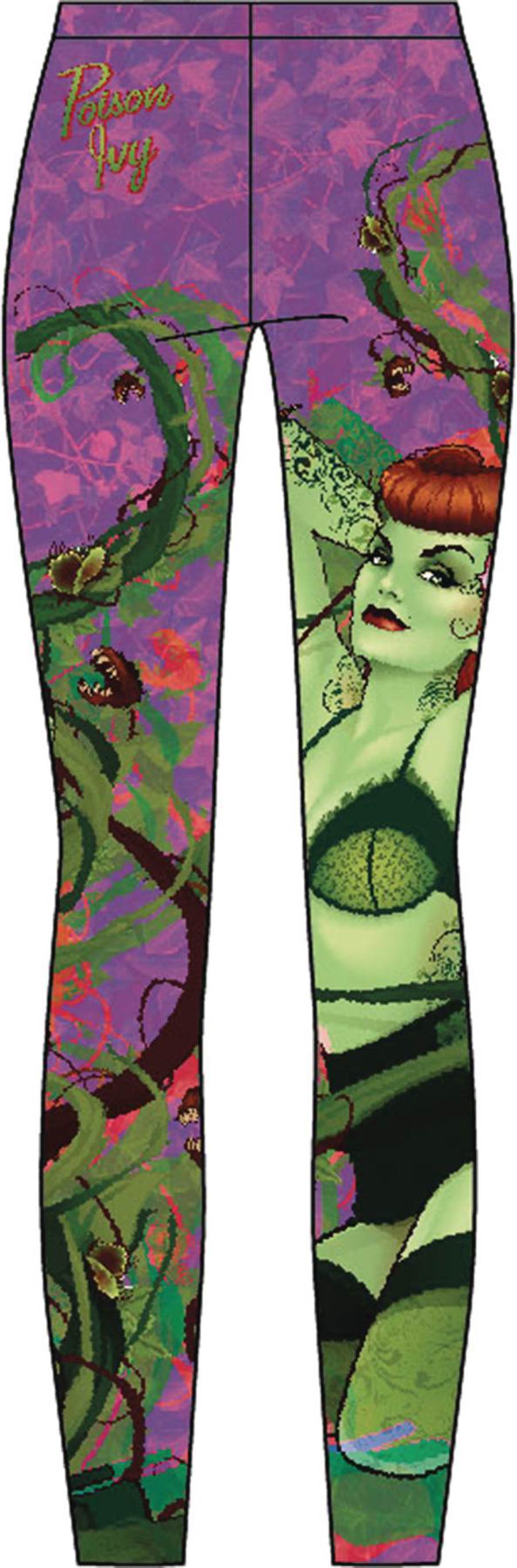 DC Bombshells Poison Ivy Sublimated Leggings X-Large