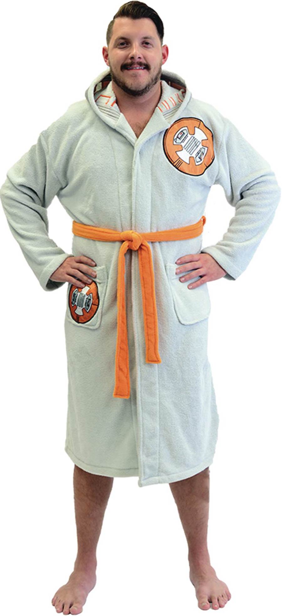 Star Wars Episode VII The Force Awakens BB-8 Hooded Unisex Fleece Robe