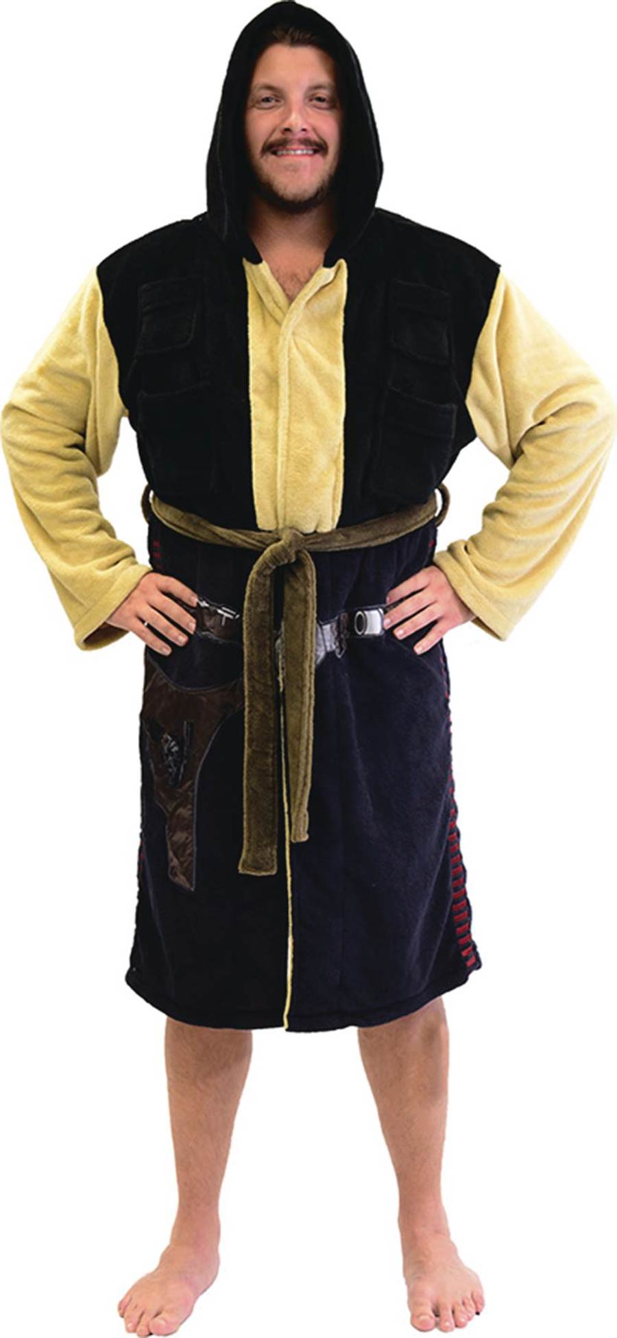 Star Wars Han Solo Hooded Mens Fleece Robe