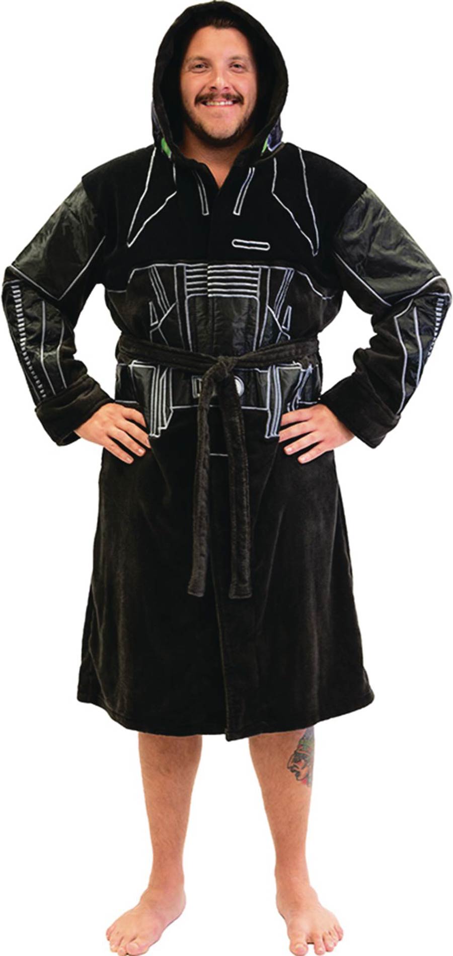 Star Wars Rogue One Death Trooper Hooded Mens Fleece Robe