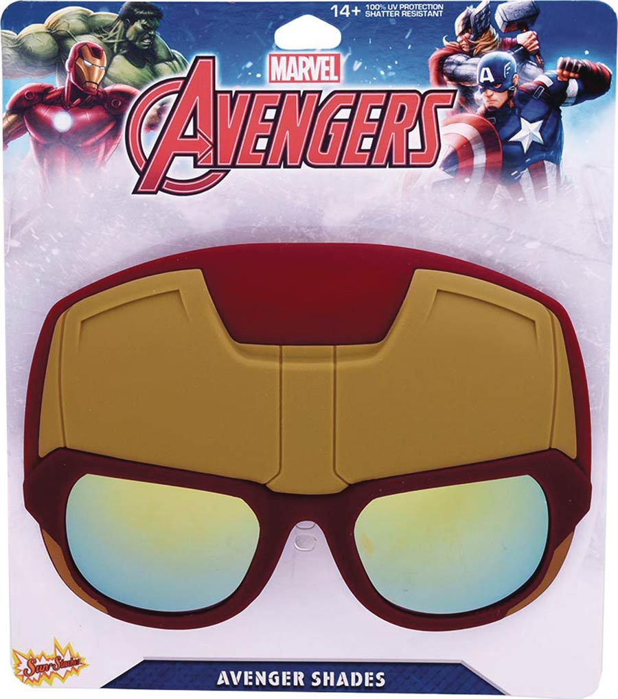 Marvel Sunstaches Sunglasses - Iron Man