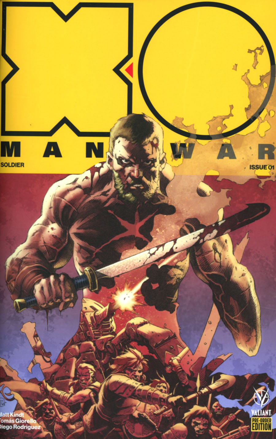 X-O Manowar Vol 4 #1 Cover C Variant Tomas Giorello Cover