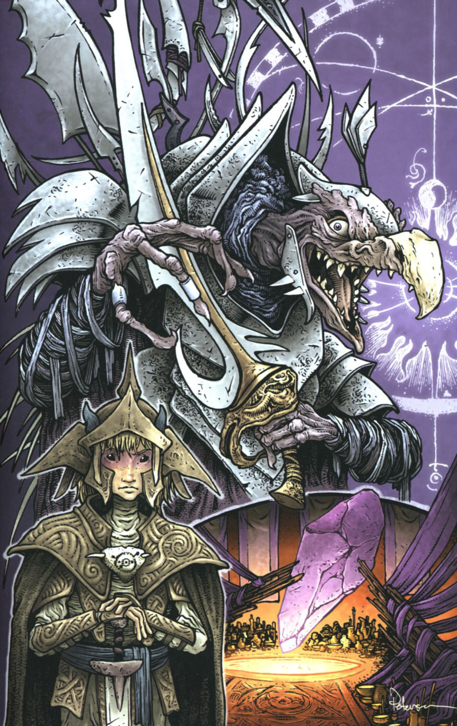 Jim Hensons Power Of The Dark Crystal #1 Cover C Incentive David Petersen Virgin Variant Cover