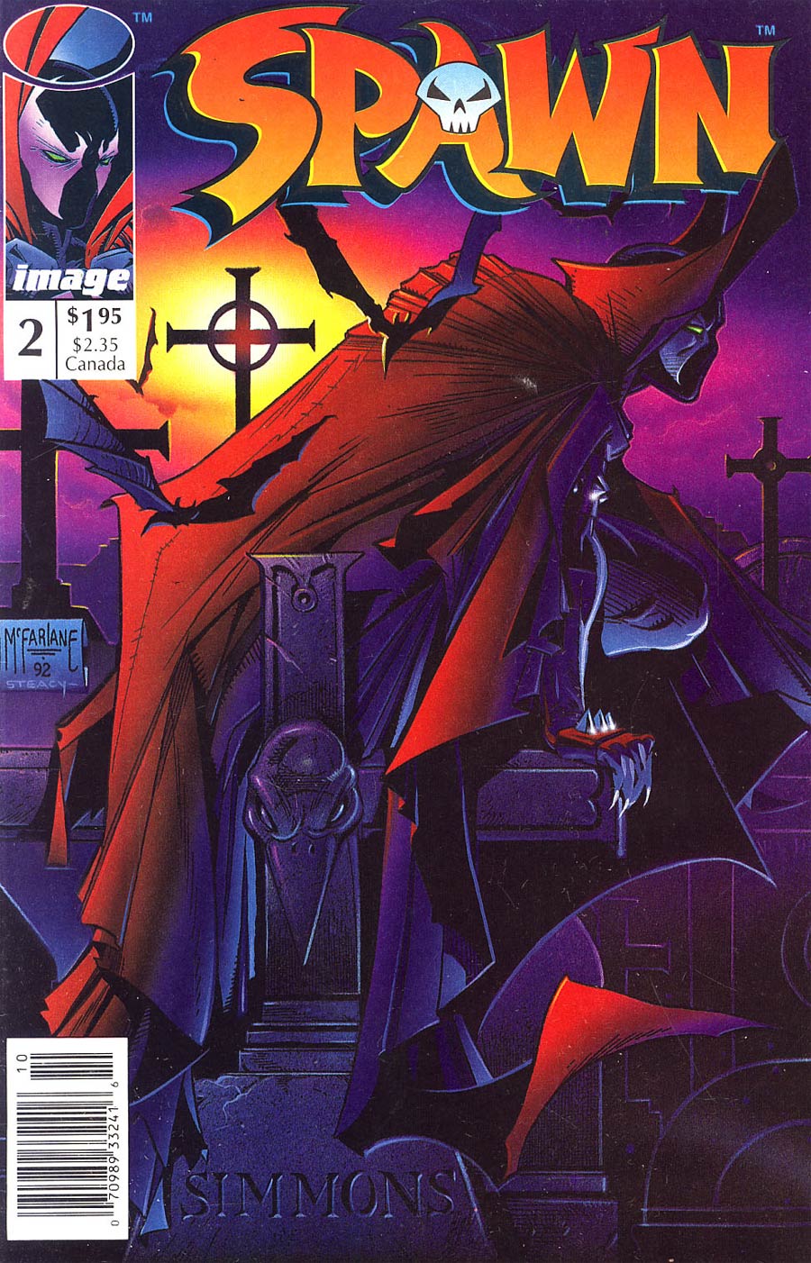 Spawn #2 Cover B Newsstand Edition