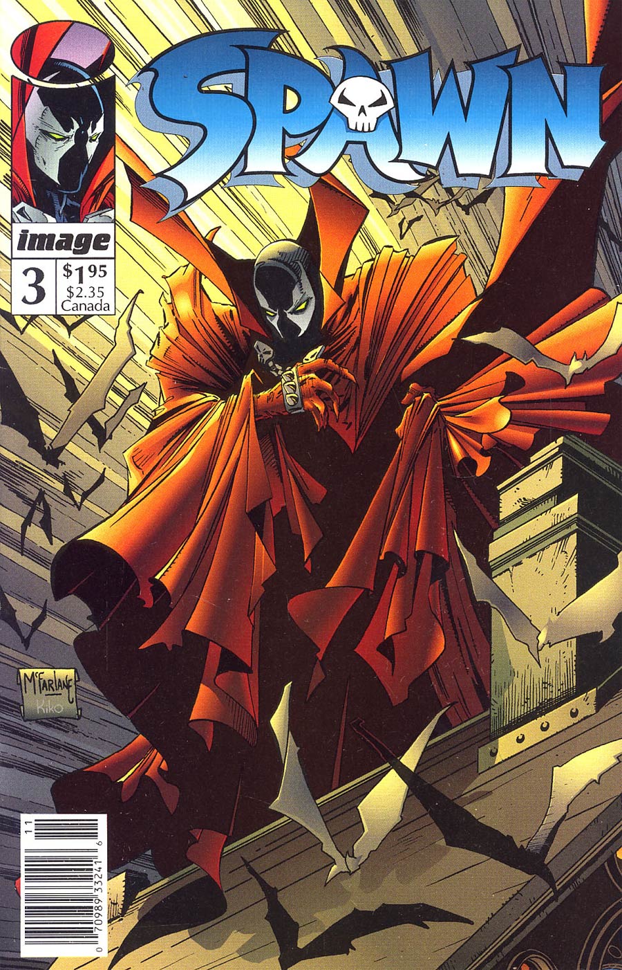 Spawn #3 Cover B Newsstand Edition