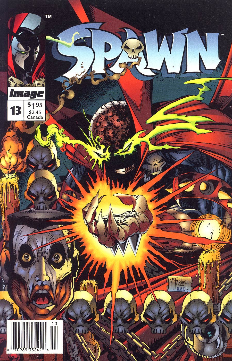 Spawn #13 Cover B Newsstand Edition