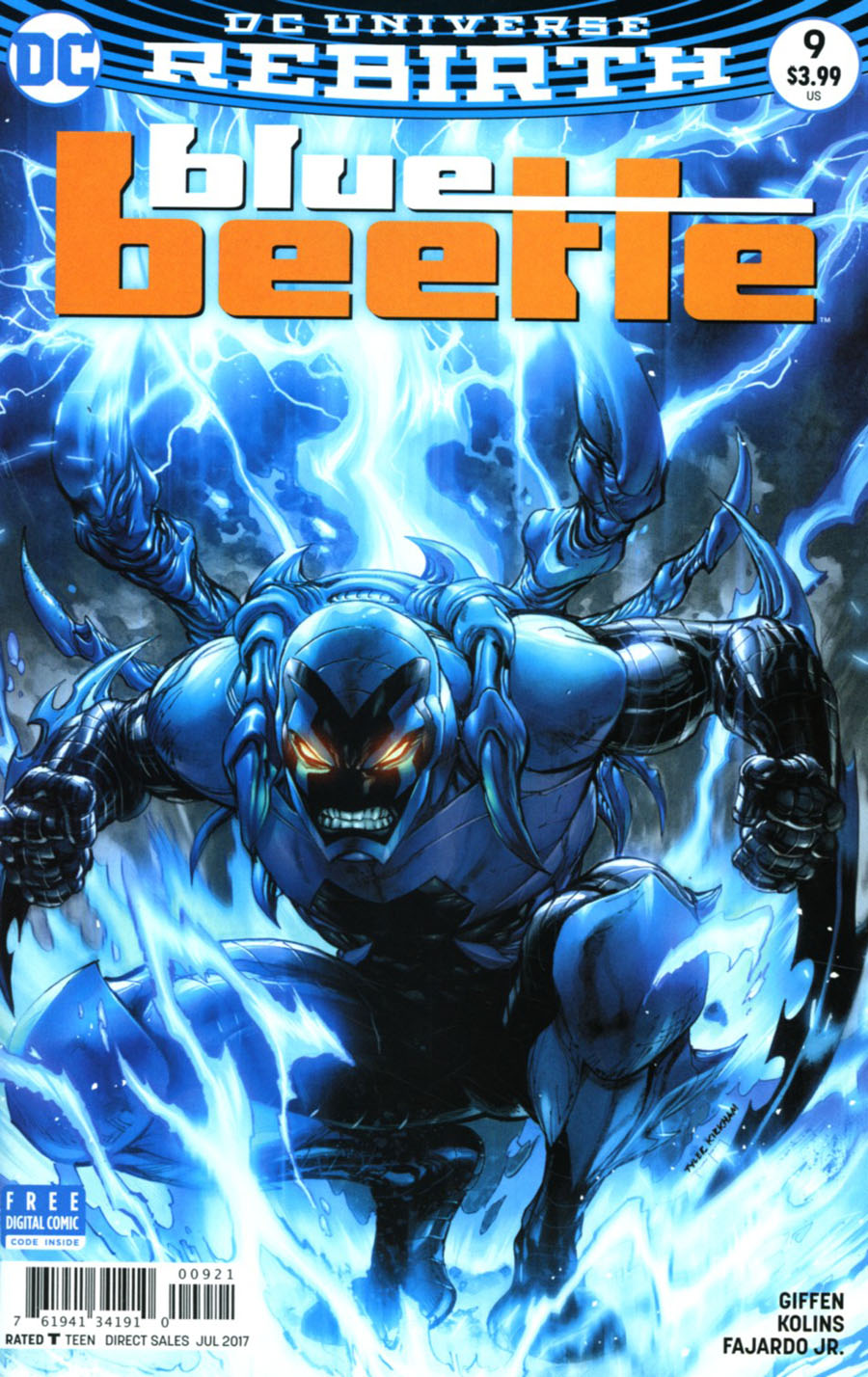 Blue Beetle (DC) Vol 4 #9 Cover B Variant Tyler Kirkham Cover