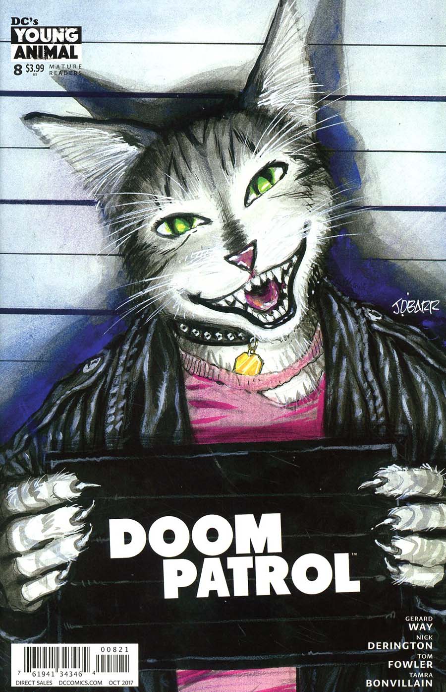 Doom Patrol Vol 6 #8 Cover B Variant James OBarr Cover