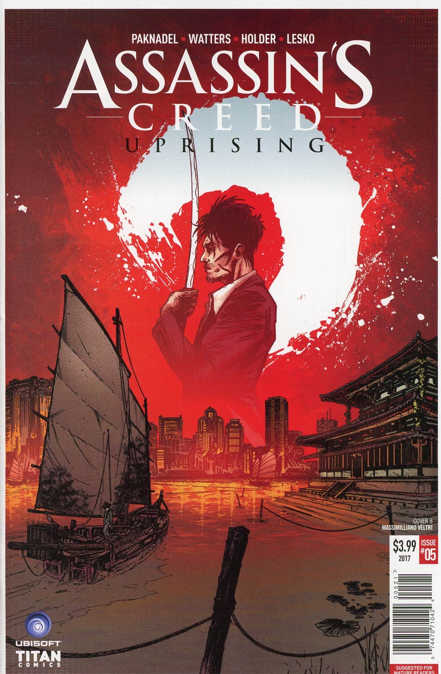 Assassins Creed Uprising #5 Cover B Variant Massimiliano Veltri Cover