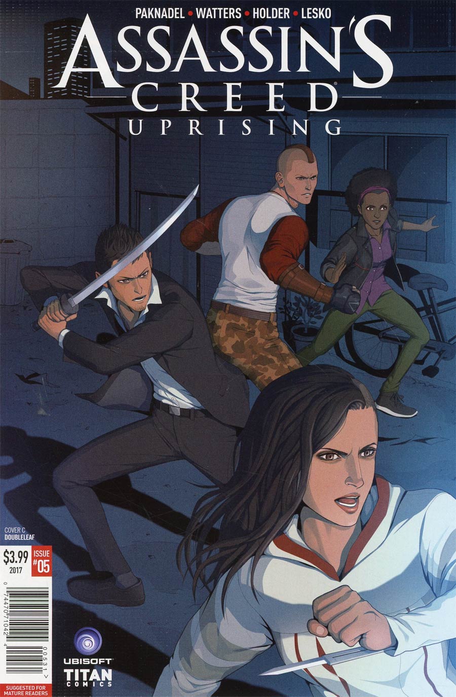 Assassins Creed Uprising 5 Cover C Variant Doubleleaf Cover 2591