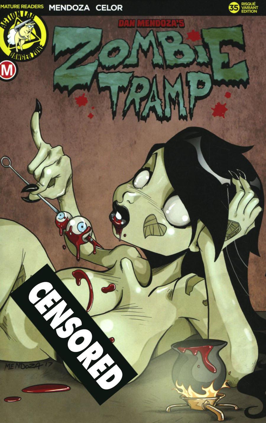 Zombie Tramp Vol 2 #35 Cover B Variant Dan Mendoza Risque Cover