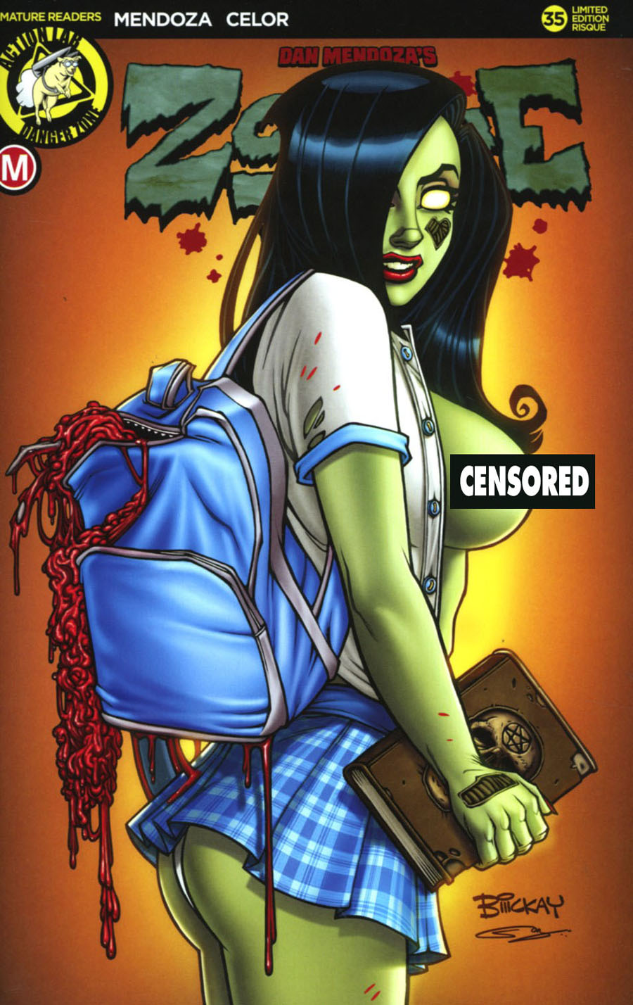 Zombie Tramp Vol 2 #35 Cover D Variant Bill McKay Schoolgirl Risque Cover