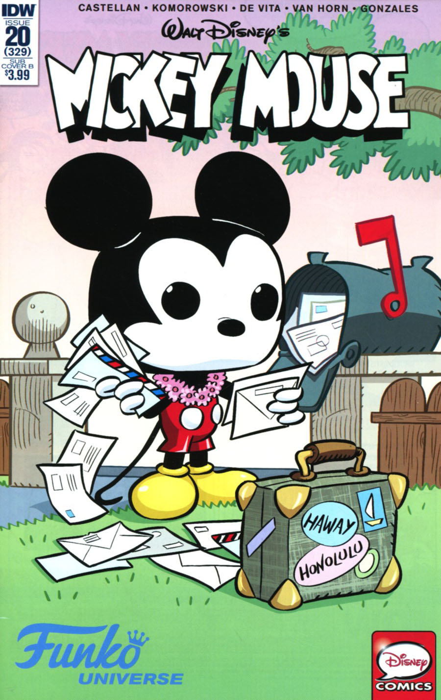 Mickey Mouse Vol 2 #20 Cover C Variant Marco Gervasio Funko Art Cover