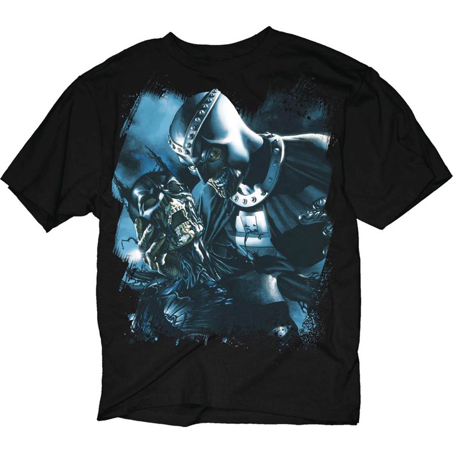 Blackest Night Batman Skull Black T-Shirt Large