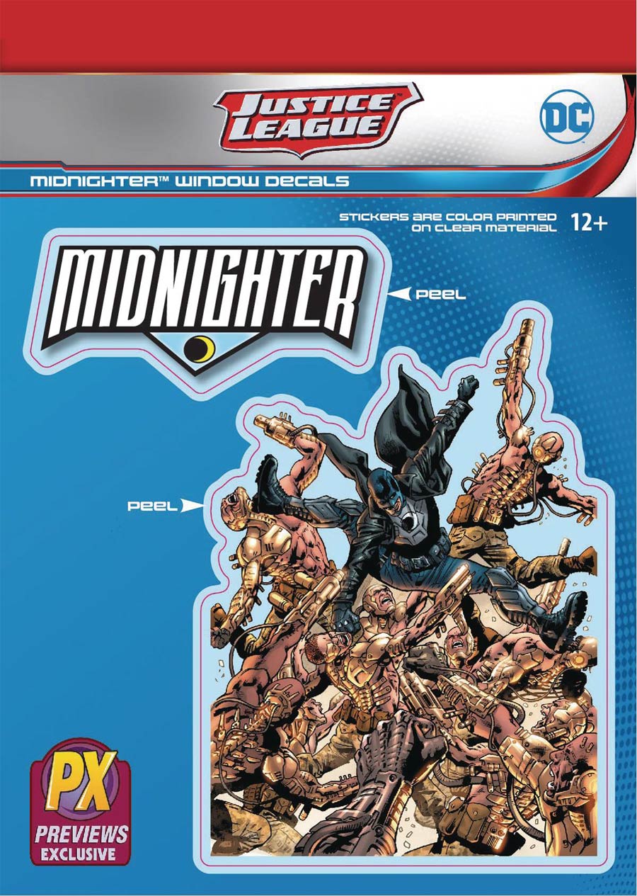 DC Comics Midnighter Previews Exclusive Vinyl Decal