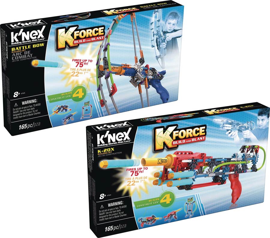 K-Force Build & Blast K-20X & Battle Bow Blaster Assortment Case