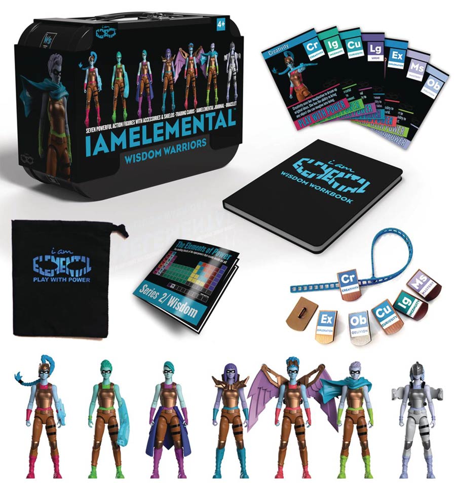 IAmElemental Wisdom Series Action Figure Lunchbox Gift Set