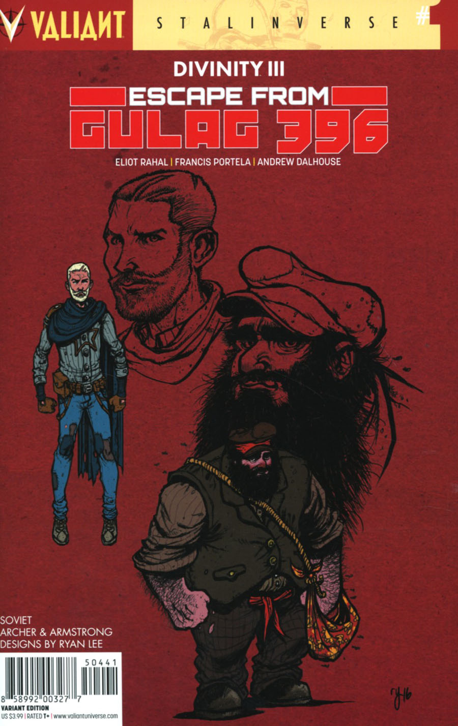 Divinity III Escape From Gulag 396 #1 Cover D Incentive Ryan Lee Character Design Variant Cover