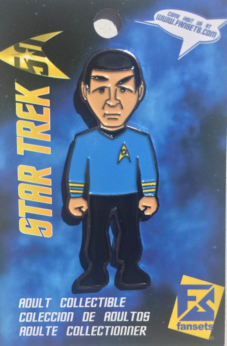 Star Trek Micro Crew Enamel Pin - Mr Spock