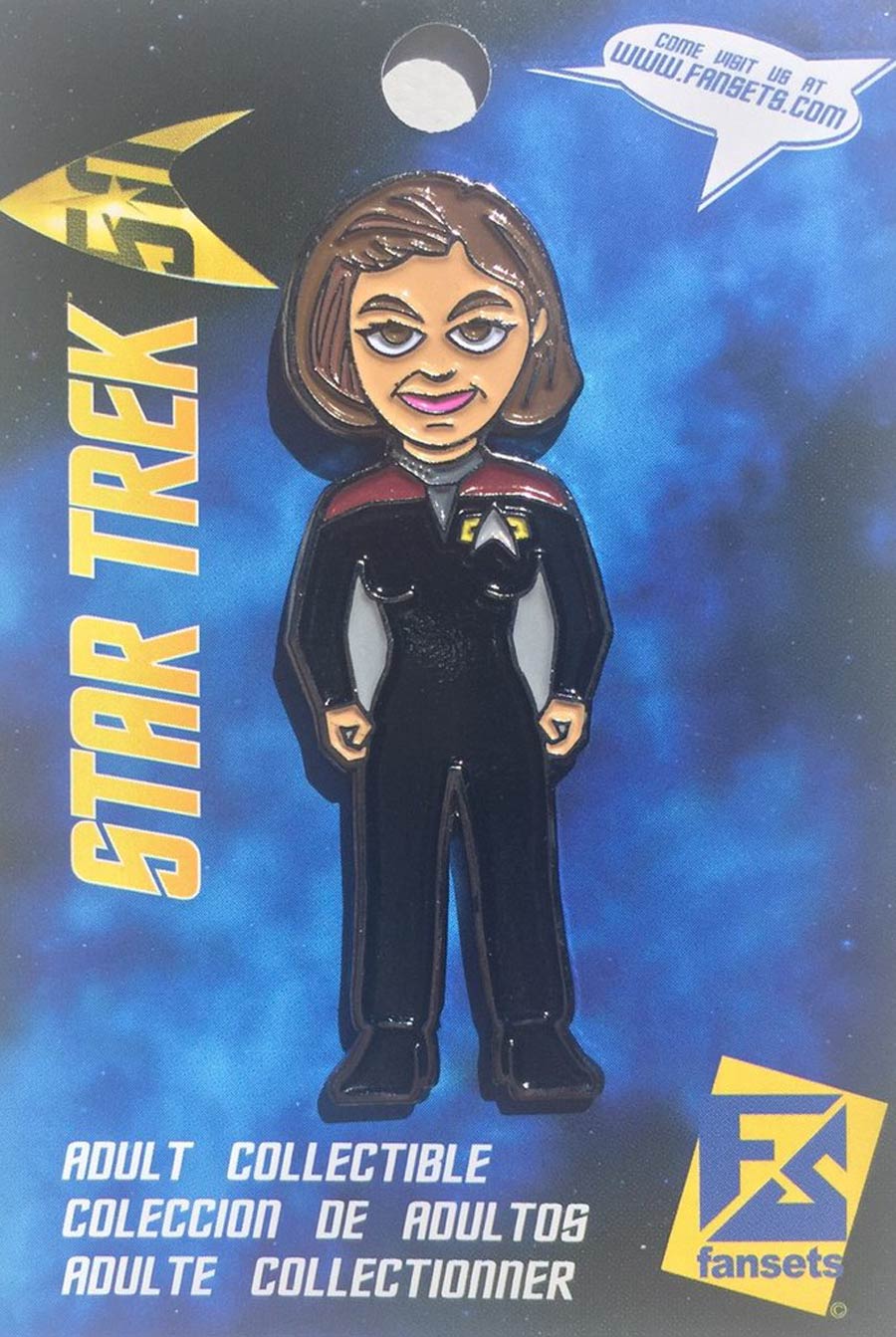 Star Trek Micro Crew Enamel Pin - Captain Janeway