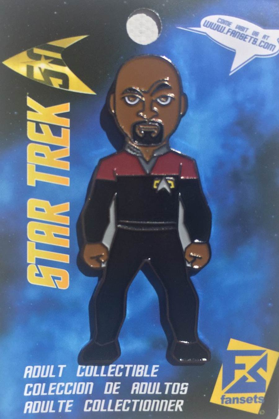 Star Trek Micro Crew Enamel Pin - Captain Sisko