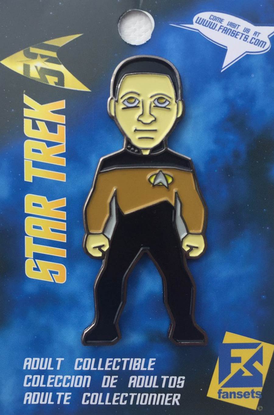 Star Trek Micro Crew Enamel Pin - Commander Data