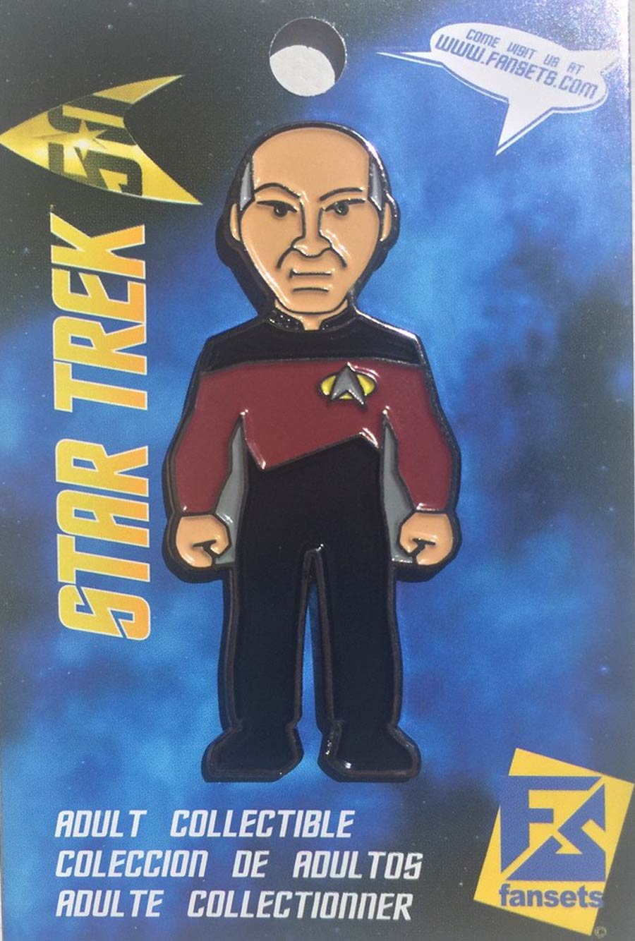 Star Trek Micro Crew Enamel Pin - Captain Picard