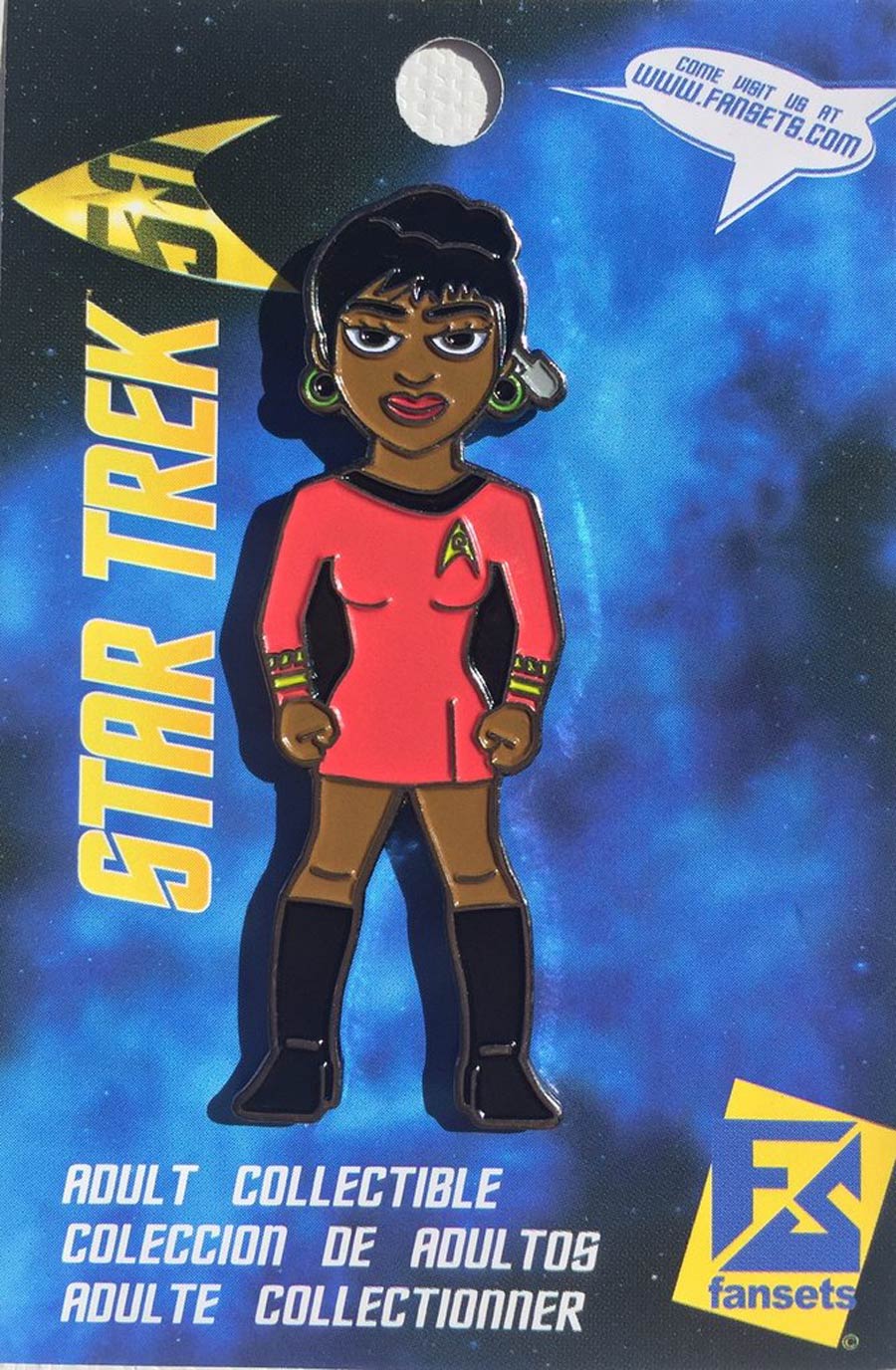 Star Trek Micro Crew Enamel Pin - Lieutenant Uhura