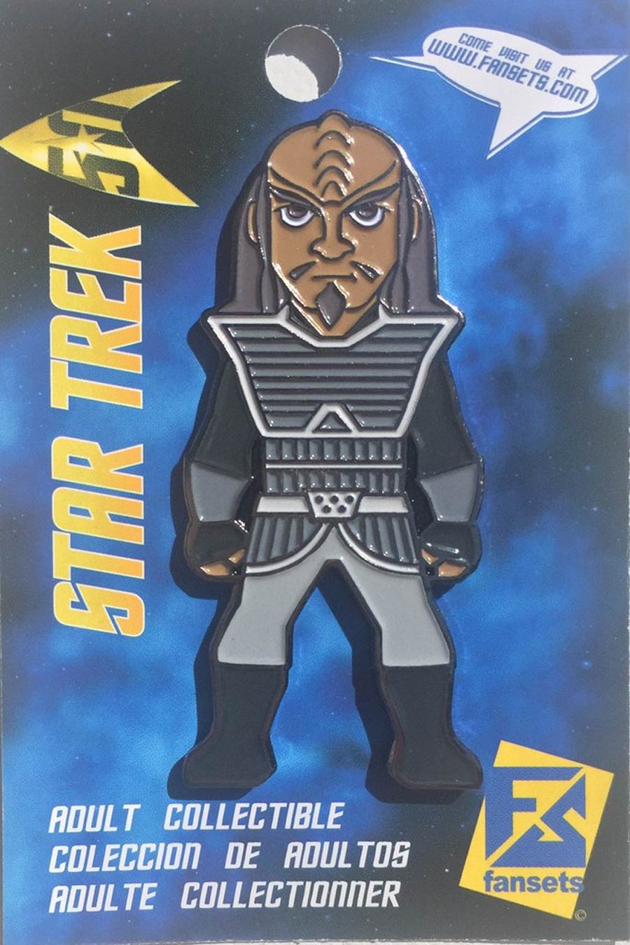 Star Trek Micro Crew Enamel Pin - Klingon